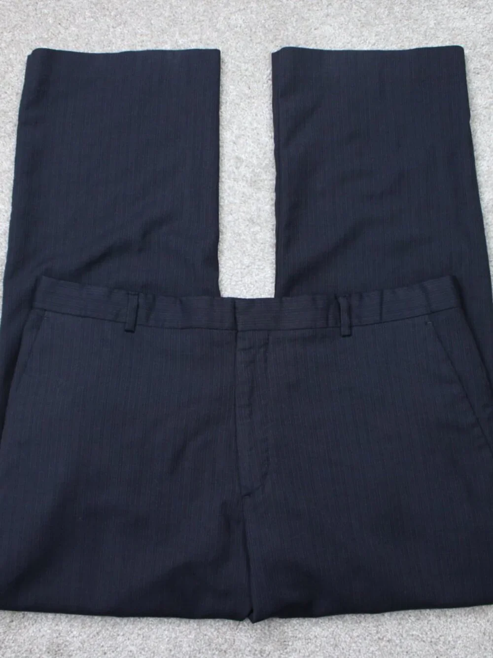 Banana Republic Pants Mens 38x30 Navy Blue Classic Fit 100% Wool Polyester Lined